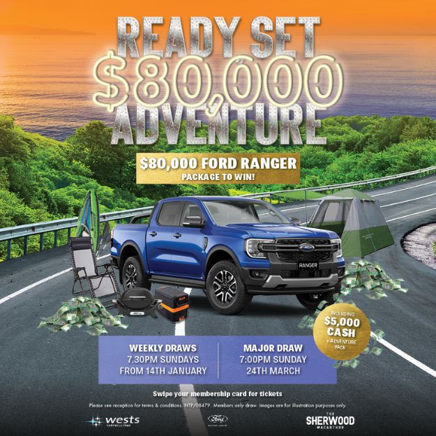 MAJOR DRAW – Ready, Set, $80,000 Adventure