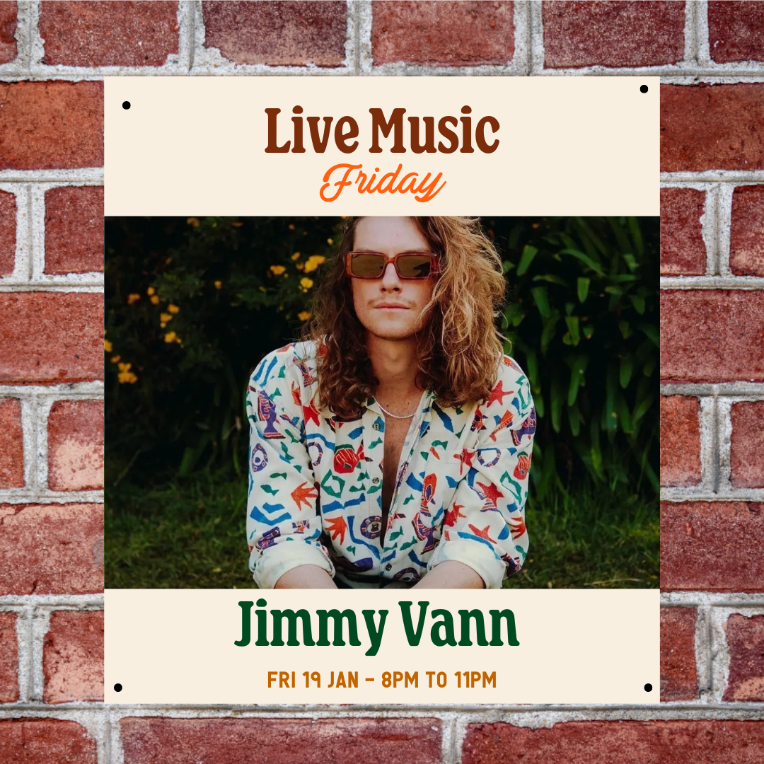 LIVE MUSIC FRIDAY • Jimmy Vann