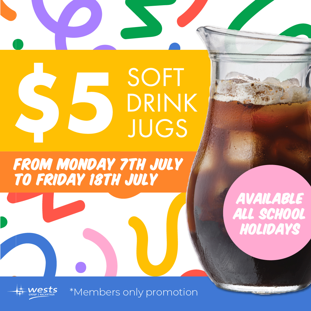 $5 SOFT DRINK JUGS