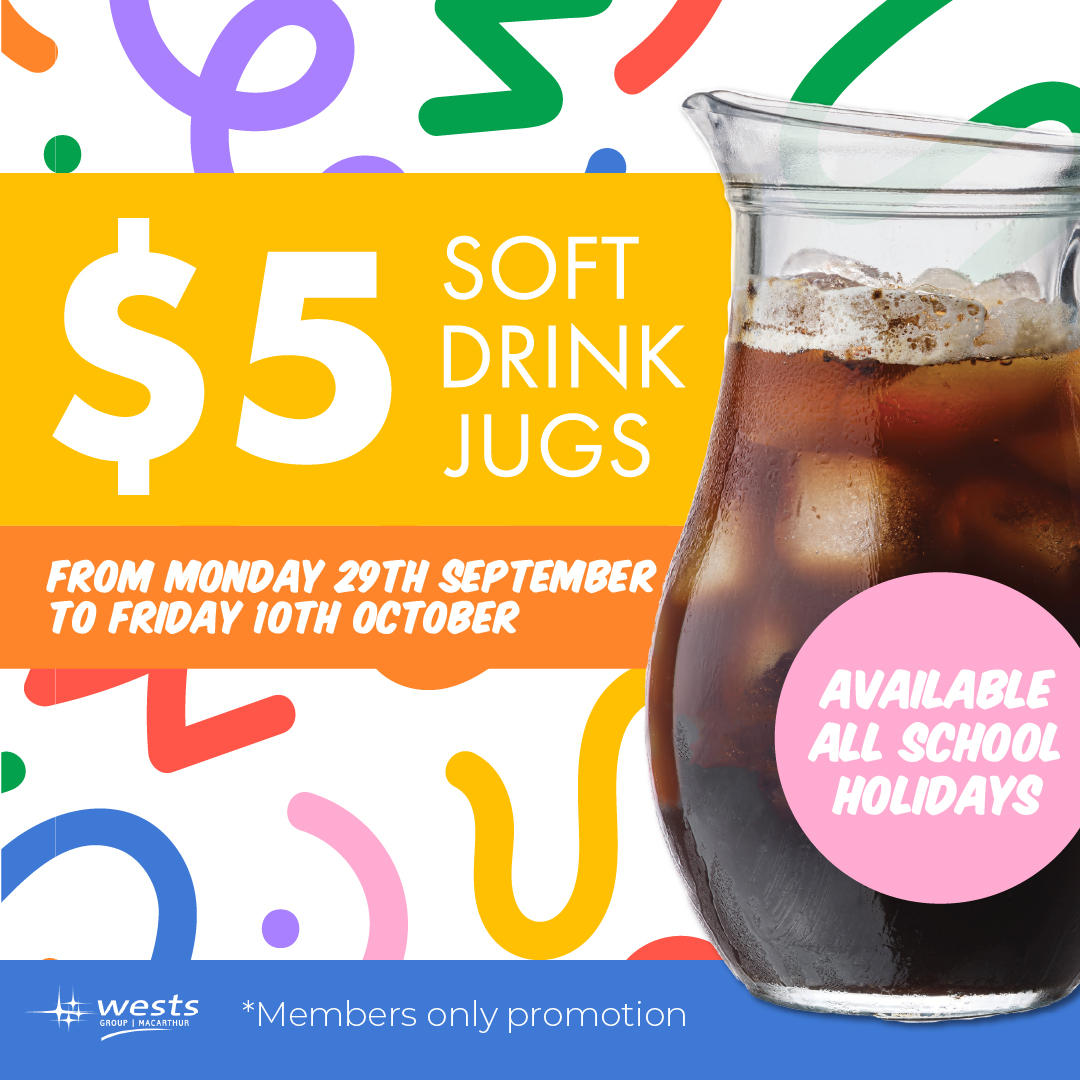 $5 SOFT DRINK JUGS