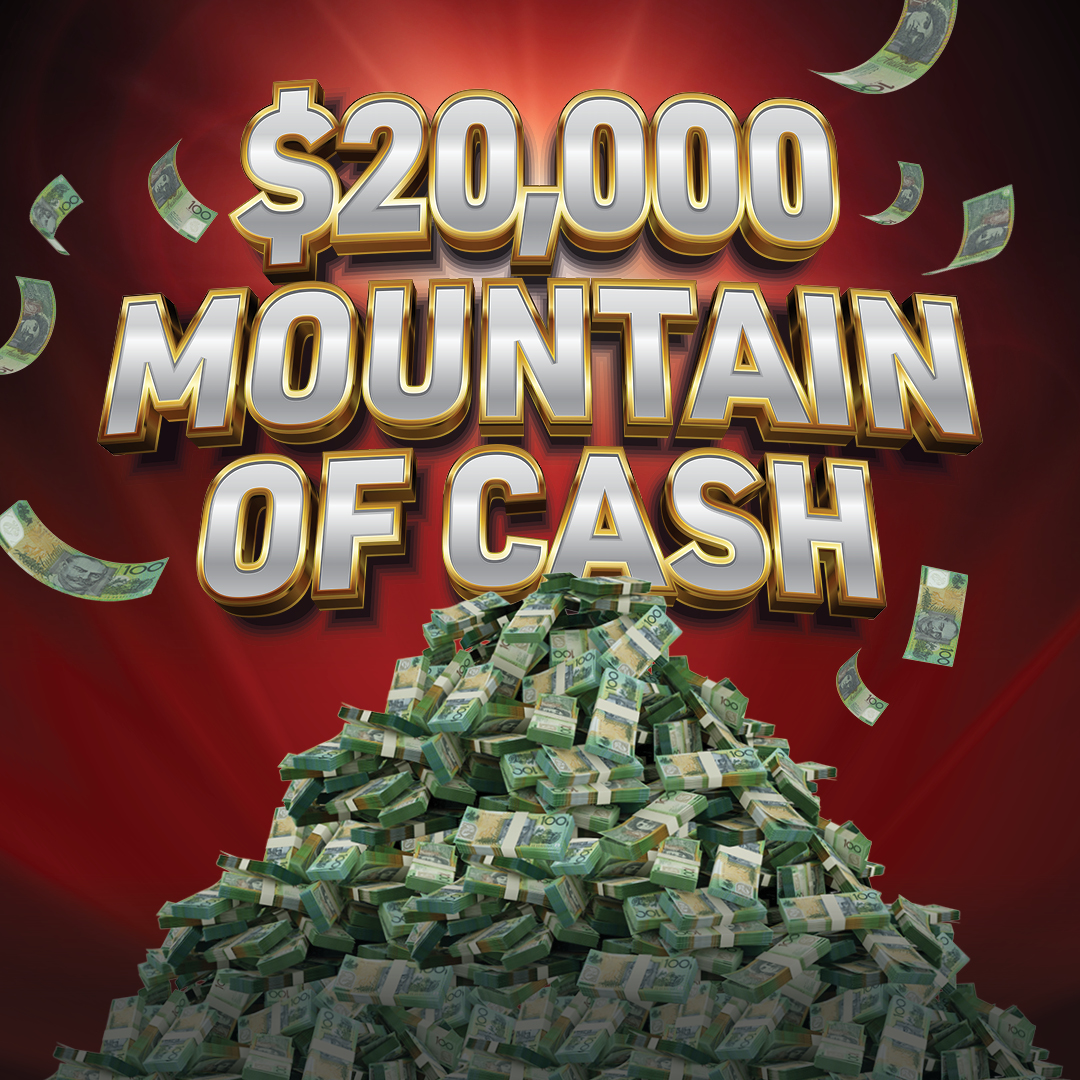 $20,000 MOUNTAIN OF CASH